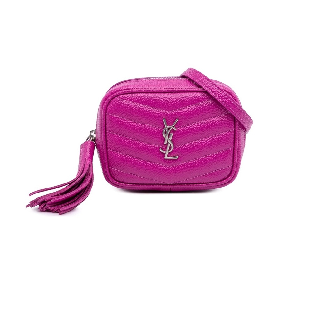 Yves Saint Laurent Fuchsia Mini Crossbody Bag